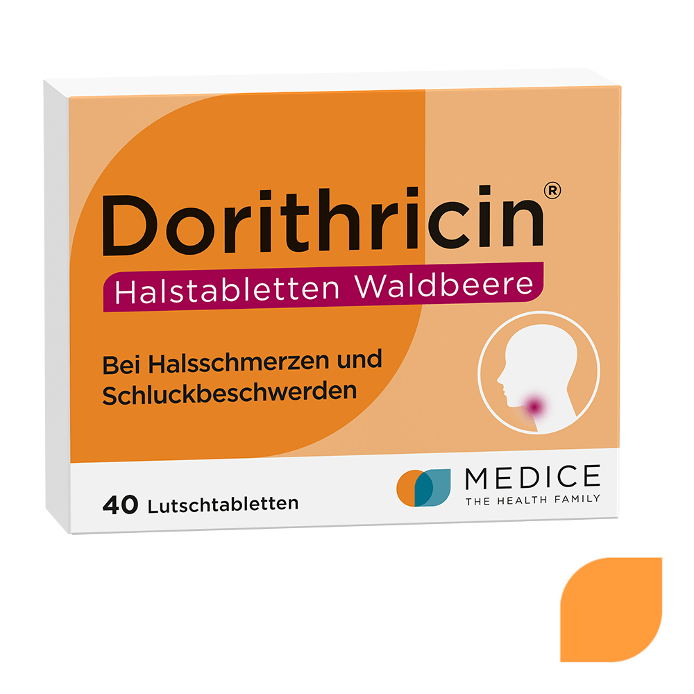 Dorithricin Halstabletten Waldbeere bei Halsschmerzen