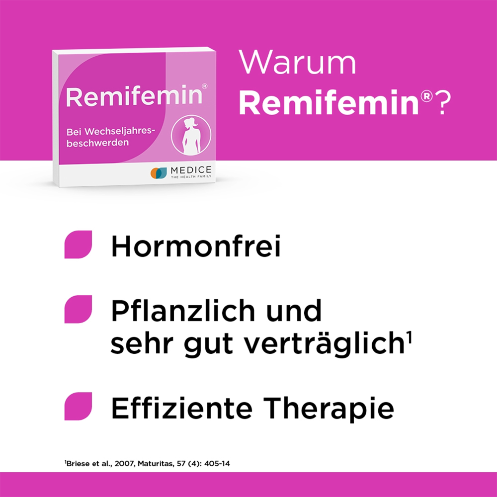 Remifemin hormonfreie Hilfe bei Wechseljahresbeschwerden 60 Stück