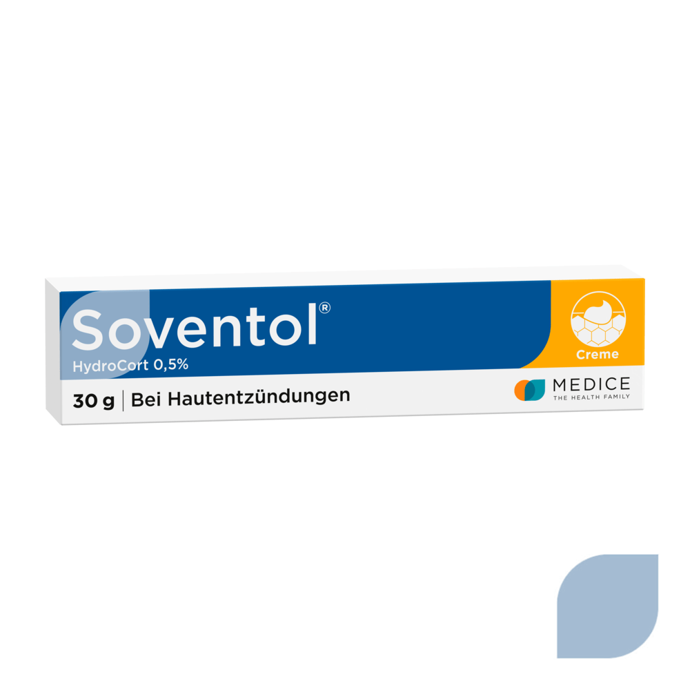 Soventol HydroCort 0,5% bei Hautentzündungen, Hautallergie sowie Sonnenbrand 30g