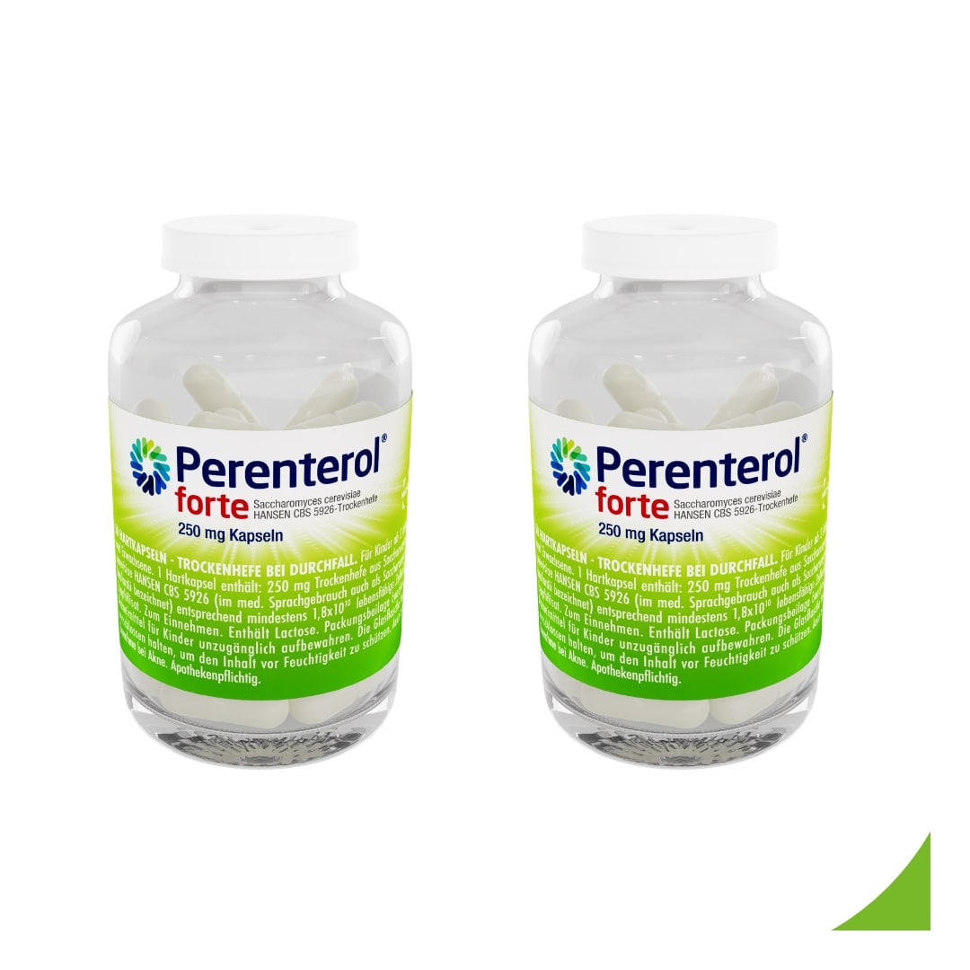 Perenterol forte 250 mg bei akutem Durchfall und zur Vorbeugung 100 Stück