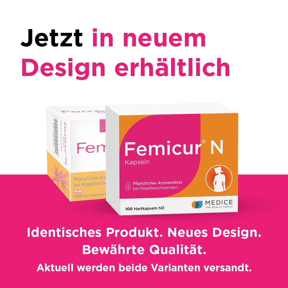 Femicur N bei Prämenstruellem Syndrom (PMS) 100 Stück